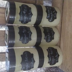 Blueberry and watermelon sugar scrub